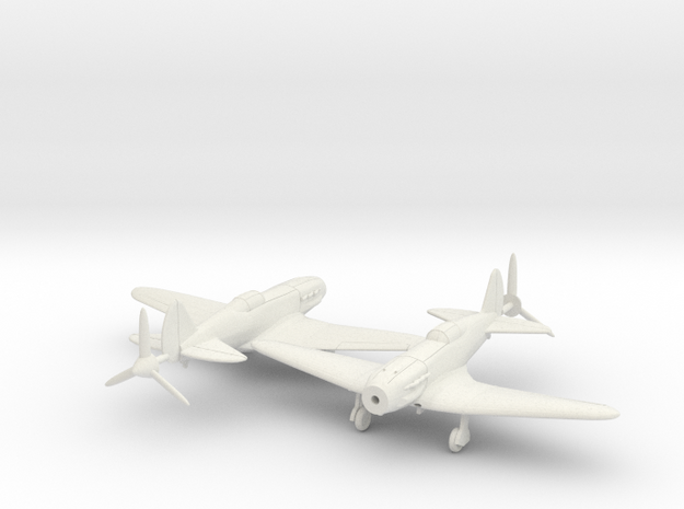 1/144 Soviet MiG 3 x2 in White Natural Versatile Plastic