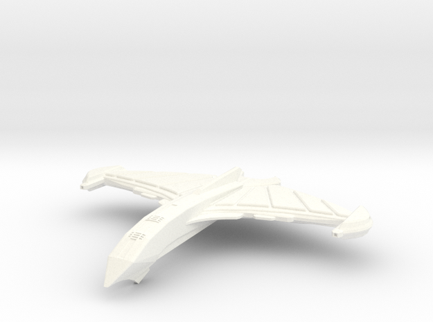 Attack spaceship Blood Hawk (Smaller) in White Processed Versatile Plastic
