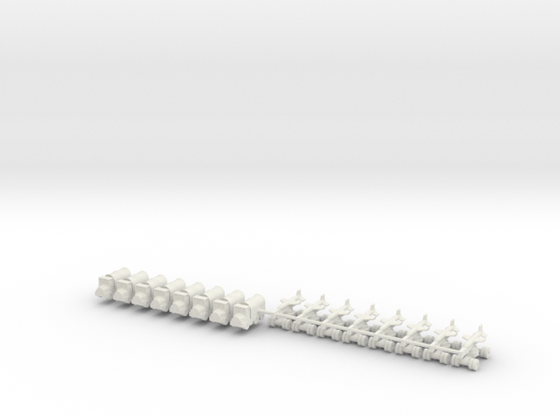 1/600 Silkworm HY-2 Battery in White Natural Versatile Plastic