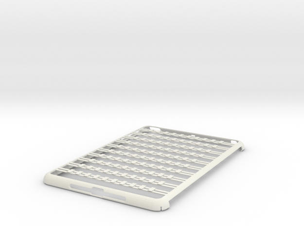 iPad Mini Abacus Case in White Natural Versatile Plastic