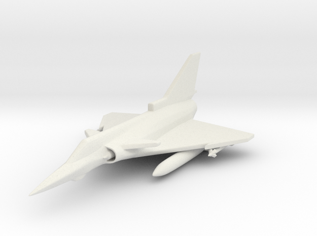 1/285 (6mm) Israeli Kfir  in White Natural Versatile Plastic