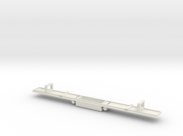 Baldwin DT6-6-2000 Dummy Chassis N Scale 1:160 in White Natural Versatile Plastic