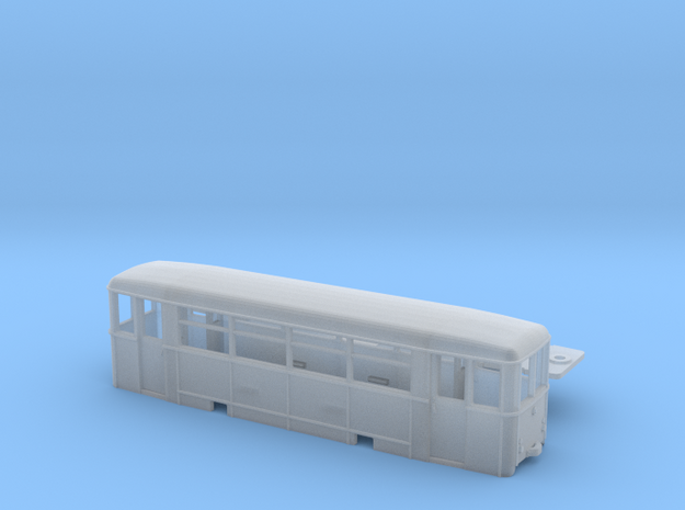 Aufbaubeiwagen (Werdauer BW) Spur TTm (1:120) in Tan Fine Detail Plastic