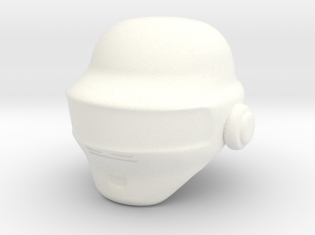 Punk Helmet (prototype) in White Processed Versatile Plastic