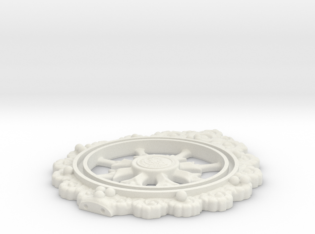 Wheeltop in White Natural Versatile Plastic