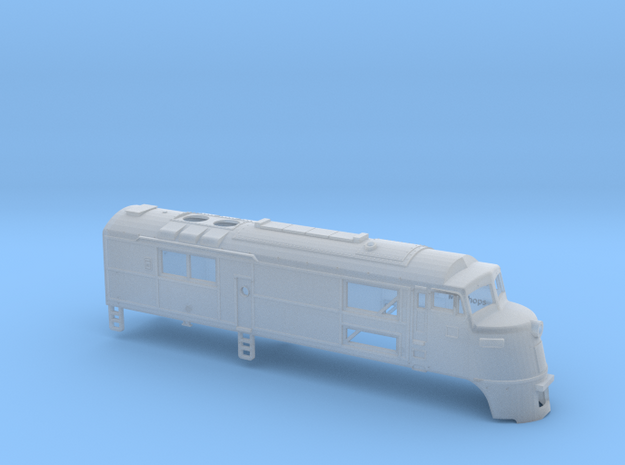 N Scale CNJ Baby-faced Baldwin A Unit in Smooth Fine Detail Plastic