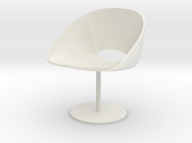 Davis Lipse Seating Pedestal base 3.7" tall in White Natural Versatile Plastic