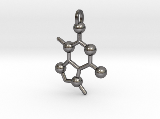 Chocolate Molecule in Polished Nickel Steel