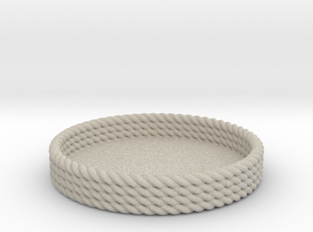 Rope Tray in Natural Sandstone
