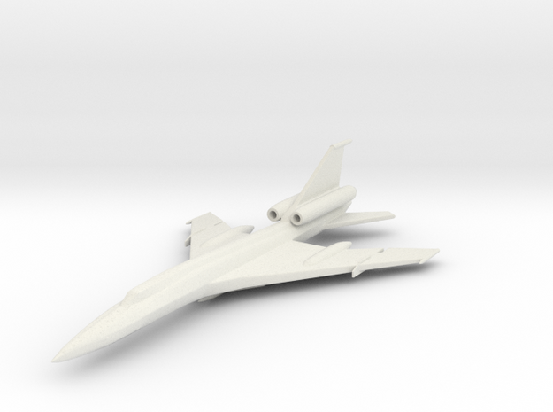 1/285 (6mm) TU-22 Blinder  in White Natural Versatile Plastic