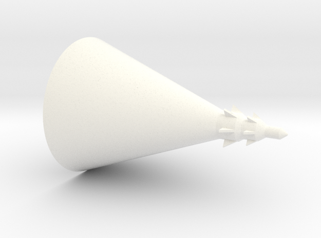 Energia Adapter Cone in White Processed Versatile Plastic