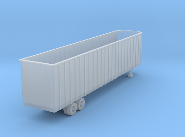 48 foot WoodChip Trailer - Zscale in Smooth Fine Detail Plastic