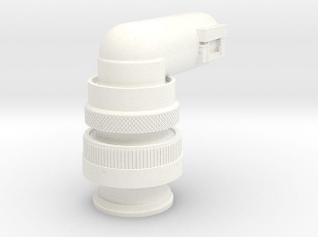 Rotational Control Plug in White Processed Versatile Plastic