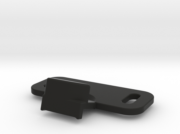 Lock GloveBox in Black Natural Versatile Plastic
