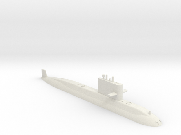 1/700 Type 039A Class Submarine (Waterline) in White Natural Versatile Plastic