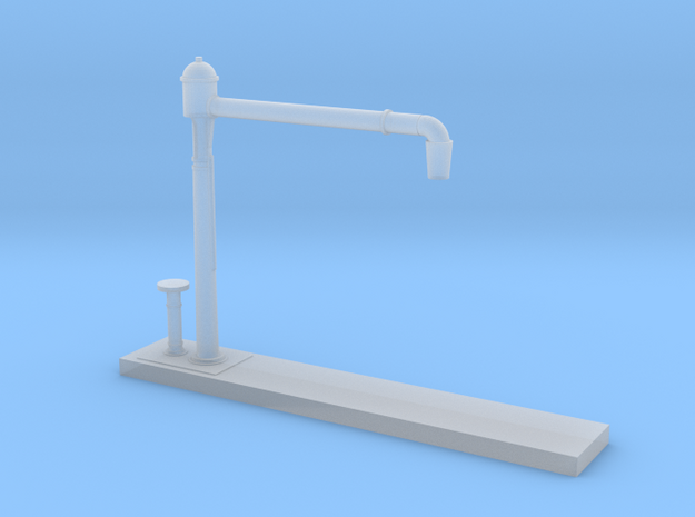 Z Scale Water Crane Model Variant C in Tan Fine Detail Plastic