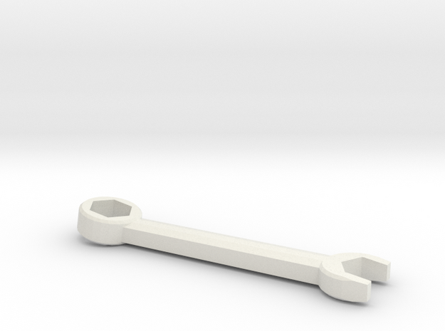 Combo Wrench in White Natural Versatile Plastic