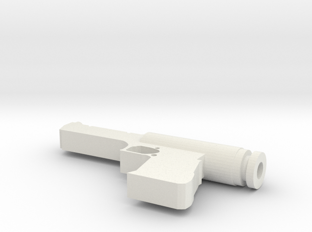 Gun Drip Tip in White Natural Versatile Plastic