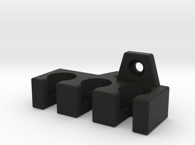 Cable Holder for Panasonic Monitor - LEFT in Black Natural Versatile Plastic