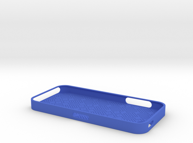 Iphone 5 Image1 in Blue Processed Versatile Plastic