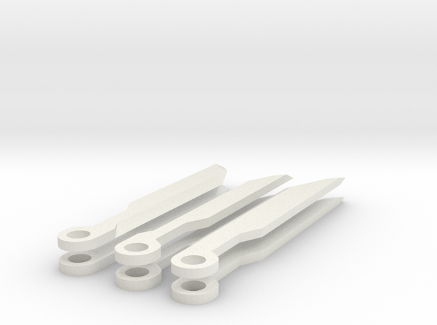 Assault Blades in White Natural Versatile Plastic