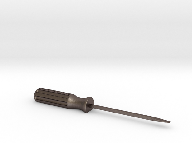 JULY3 SCREWDRIVER in Polished Bronzed Silver Steel