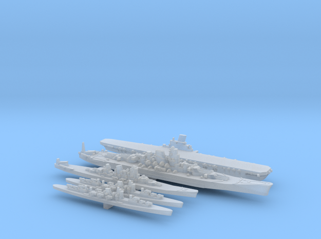 1/6000 IJN Fleet in Tan Fine Detail Plastic
