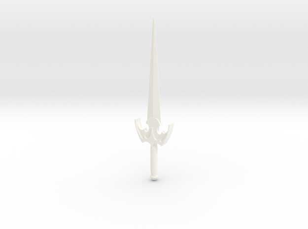  Spelean Sword in White Processed Versatile Plastic