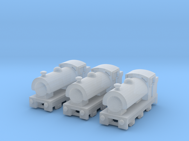T-gauge Saddle Tank Engines - Uses Eishindo Wheels in Tan Fine Detail Plastic