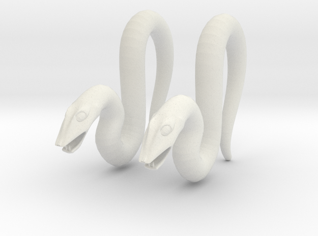 Serpent 2g in White Natural Versatile Plastic