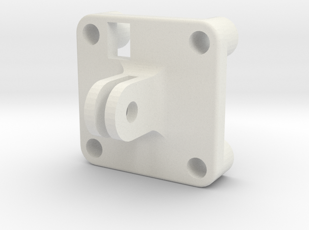 FPV Mount 1 in White Natural Versatile Plastic