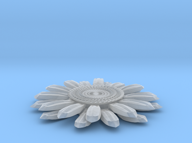 Sun Flower Loop in Tan Fine Detail Plastic