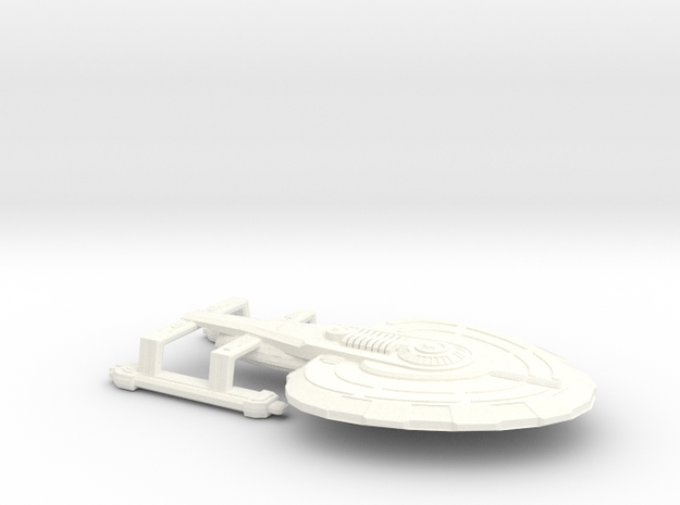 USS Finnerly in White Processed Versatile Plastic