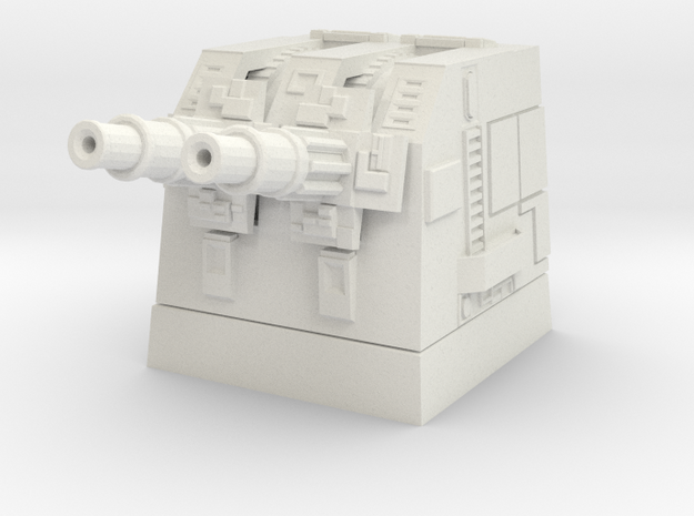 Turbolaser Short Turret 1/270 in White Natural Versatile Plastic