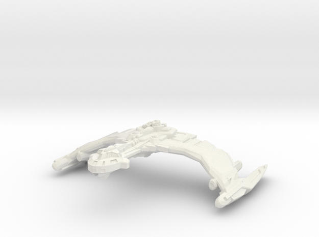 Eck'Kaff Class A BattleCruiser in White Natural Versatile Plastic