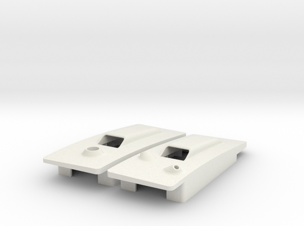 RVJET pocket hatches w. antenna interface in White Natural Versatile Plastic