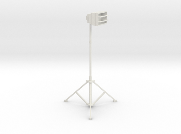 1/10 Scale Tall Work Light 1 in White Natural Versatile Plastic