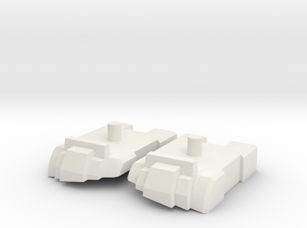 Feet set for Kabaya set 7 Menasor in White Natural Versatile Plastic