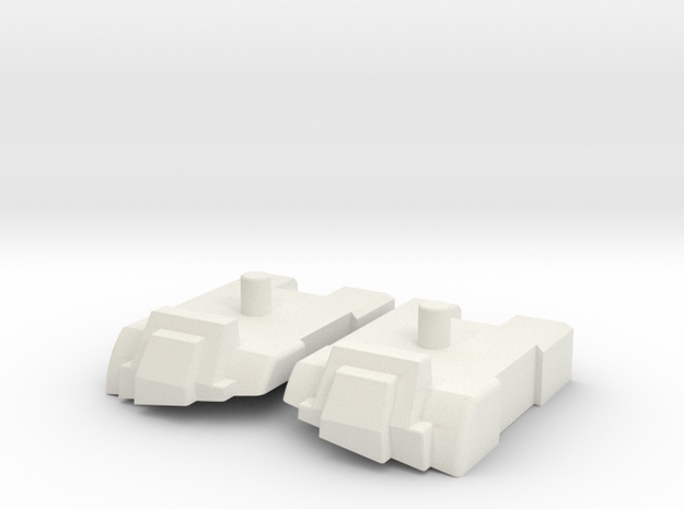 Feet set for Kabaya set 7 Superion in White Natural Versatile Plastic