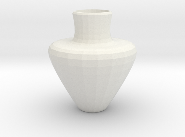 avalon vase in White Natural Versatile Plastic