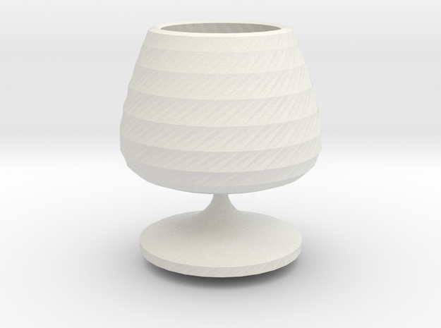 goblet in White Natural Versatile Plastic