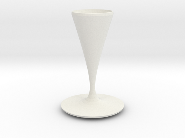 watson vase  in White Natural Versatile Plastic