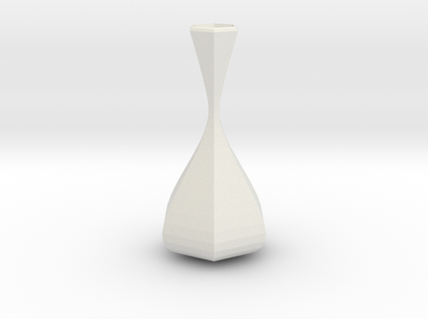 delphinium vase in White Natural Versatile Plastic