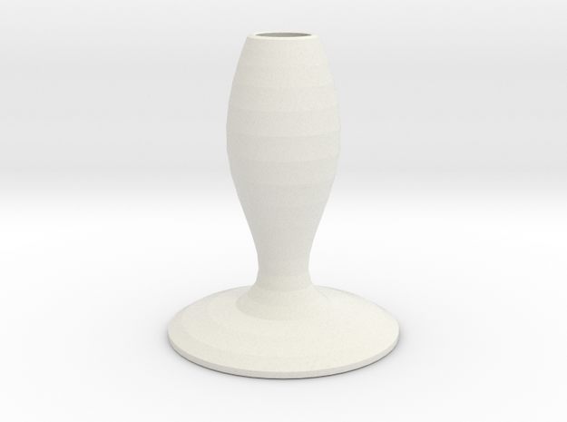 lazy smurf vase  in White Natural Versatile Plastic