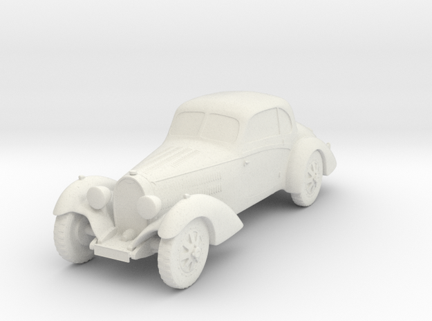 Bugatti 43  in White Natural Versatile Plastic