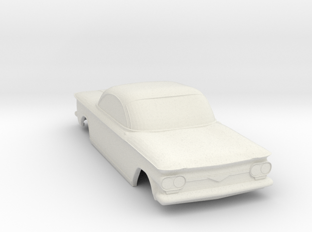 1963 Corvair Shell - 1:32scale in White Natural Versatile Plastic
