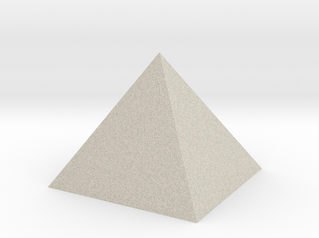 The Great Pyramid in Natural Sandstone