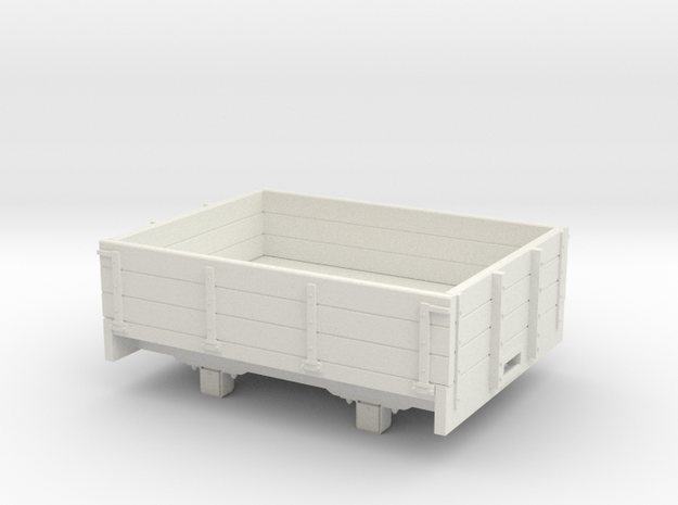 1:32/1:35 3 plank dropside wagon  in White Natural Versatile Plastic