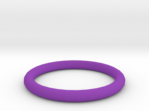 Violet ring in Purple Processed Versatile Plastic