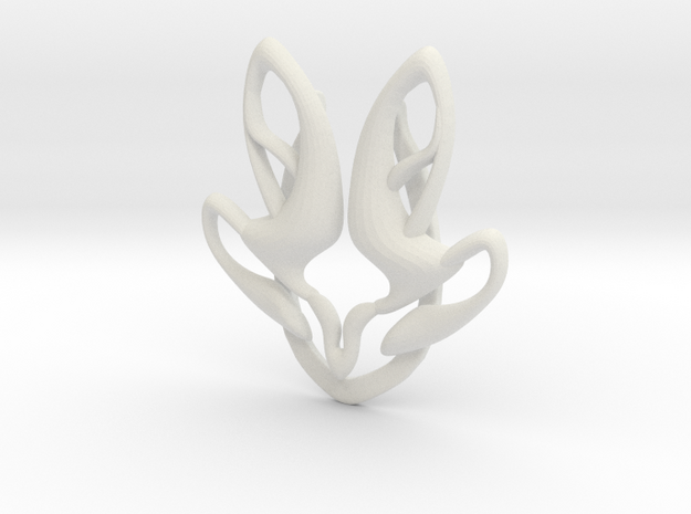 Worldsound Emblem Lapel Clasp in White Natural Versatile Plastic